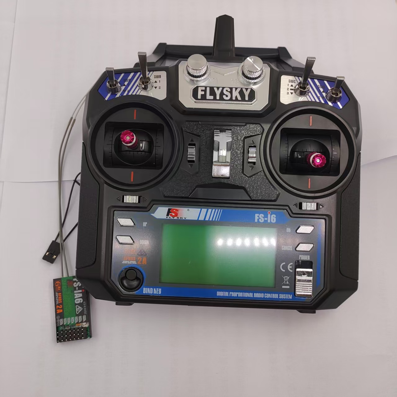 FLYSKY FS-i6 I6 2.4G 6CH AFHDS - Drone Racing Transmitter ulasan dan harga