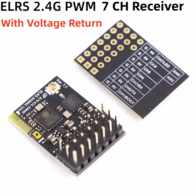ELRS 2.4G PWM 7CH 6CH CRSF Rec - Drone Racing Receiver ulasan dan harga